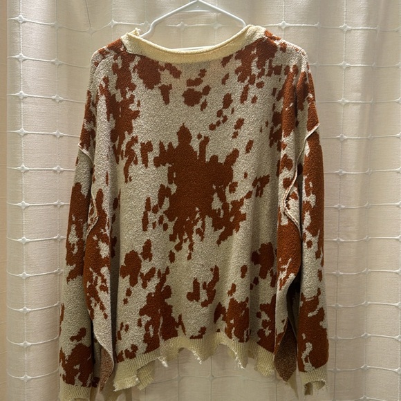 “Cowprint” Sweater - Picture 2 of 5